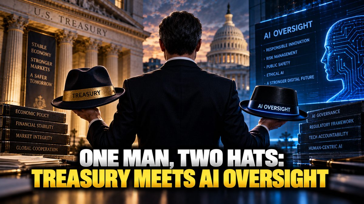 One Man, Two Hats: Treasury Meets AI Oversight