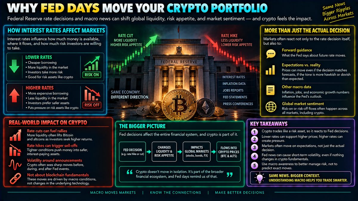 Why Fed Interest Rate Decisions Move Crypto Prices