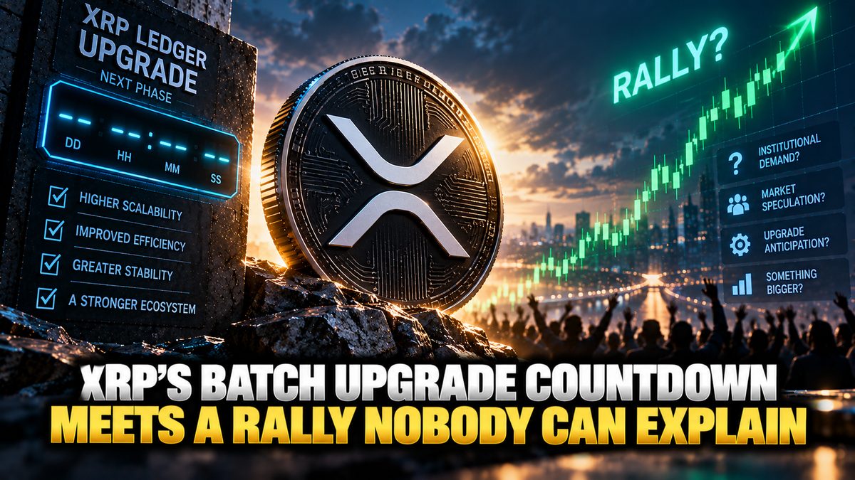 XRP's Batch Upgrade Countdown Meets a Rally Nobody Can Explain