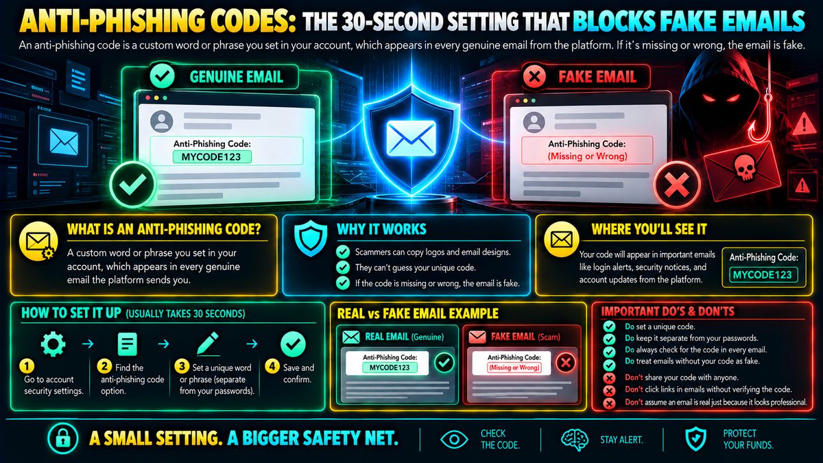 Anti-Phishing Code: What It Is and How to Set One Up