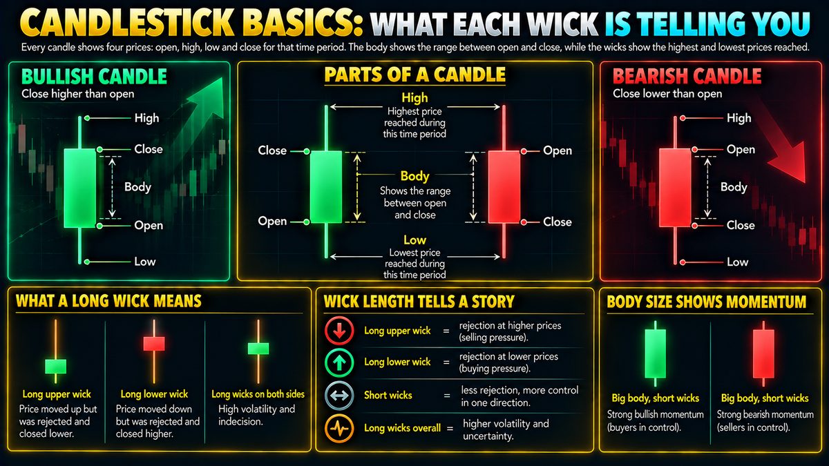 Candlestick Wicks Explained: What They Tell You About Price