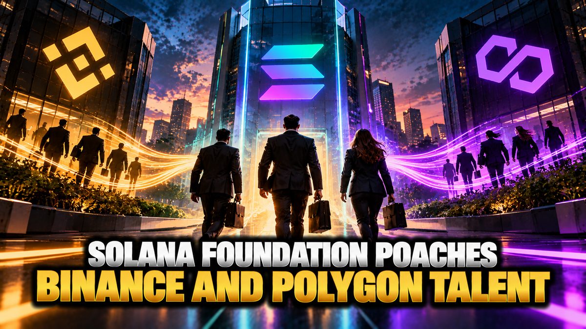 Solana Foundation Poaches Binance and Polygon Talent