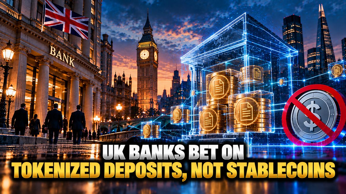 UK Banks Bet on Tokenized Deposits, Not Stablecoins