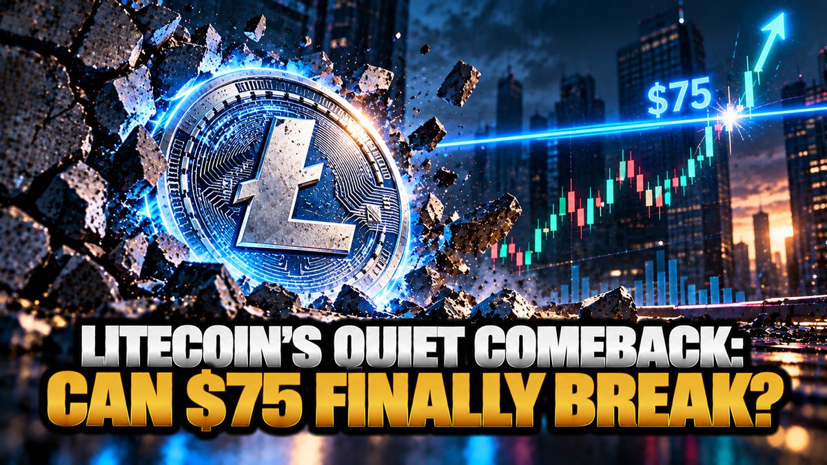 Litecoin's Quiet Comeback: Can $75 Finally Break?
