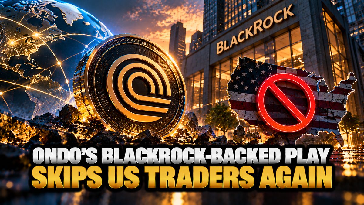 Ondo's BlackRock-Backed Play Skips US Traders Again