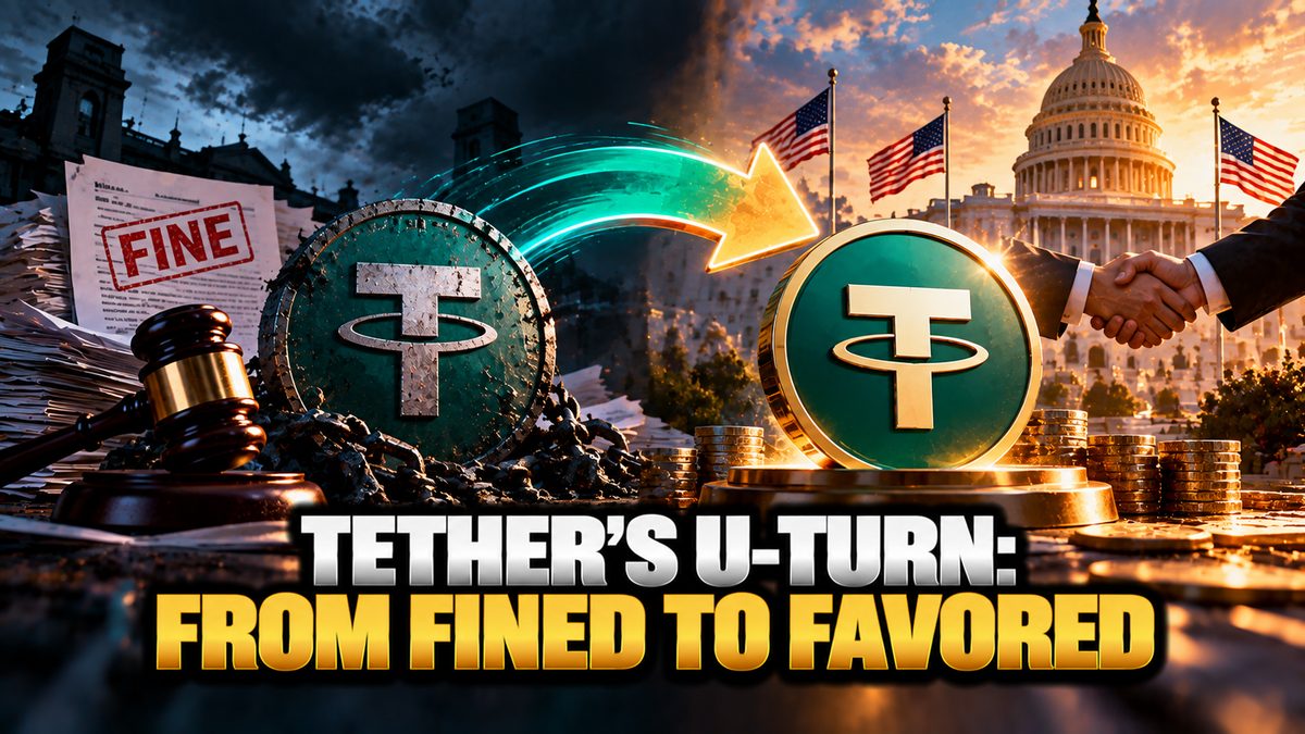 Tether's U-Turn: From Fined to Favored