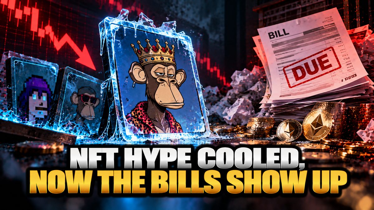 NFT Hype Cooled, Now the Bills Show Up