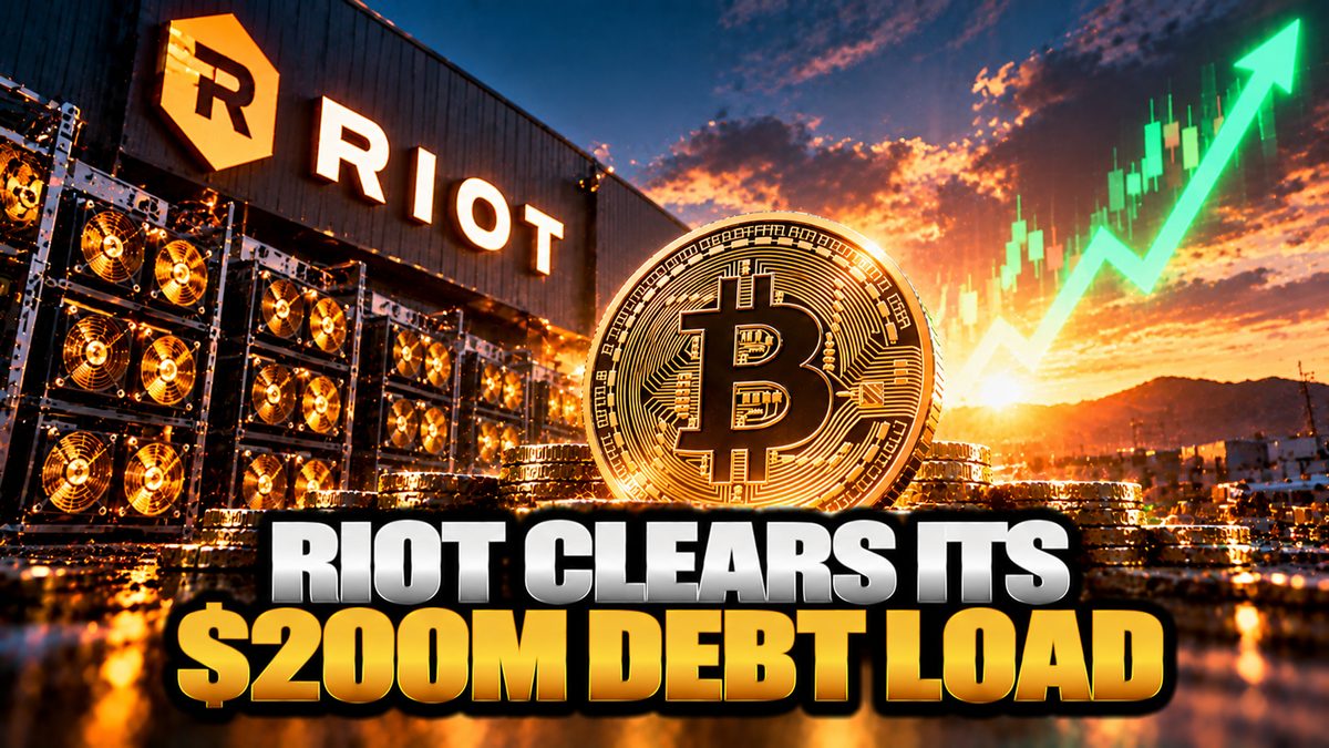 Riot Clears Its $200M Debt Load