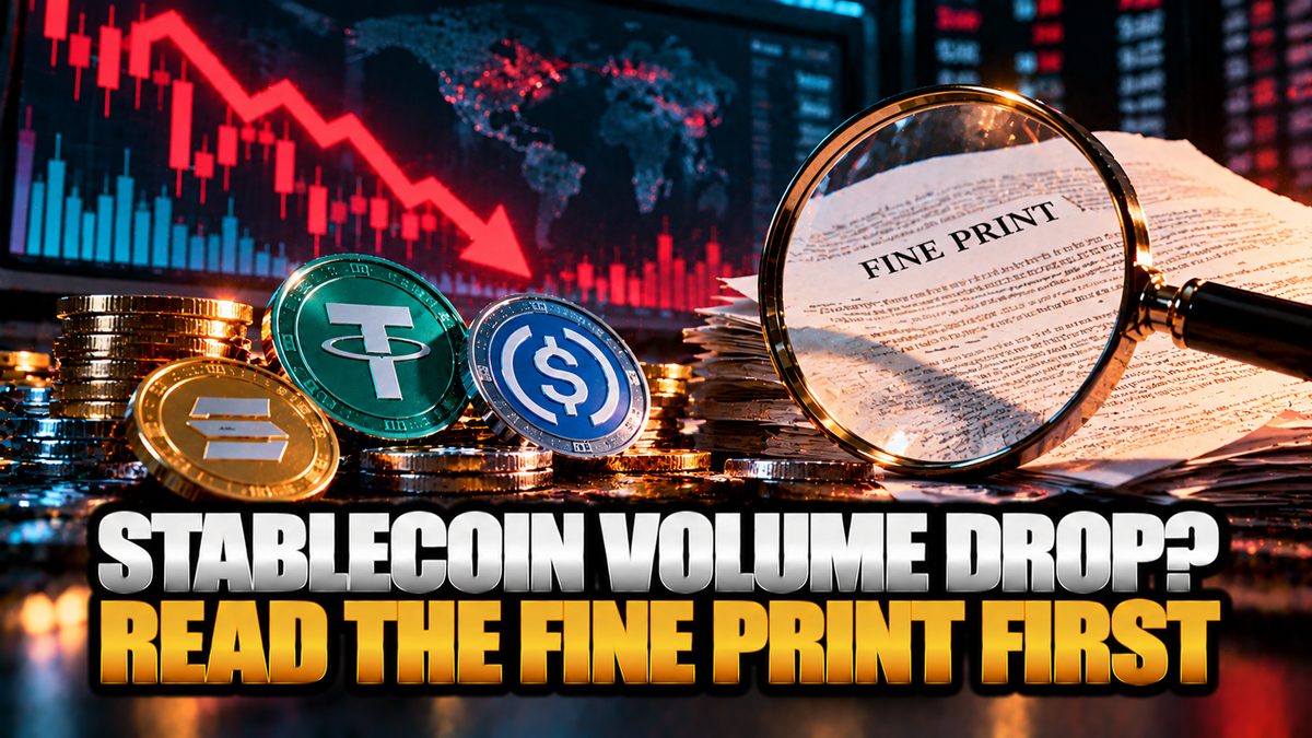 Stablecoin Volume Drop? Read The Fine Print First