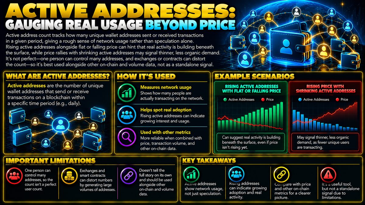 Active Addresses: What the On-Chain Metric Really Measures