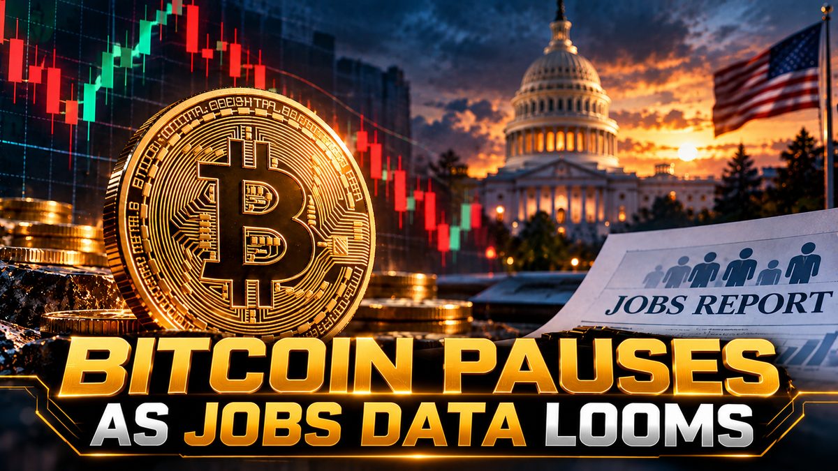 Bitcoin Pauses as Jobs Data Looms