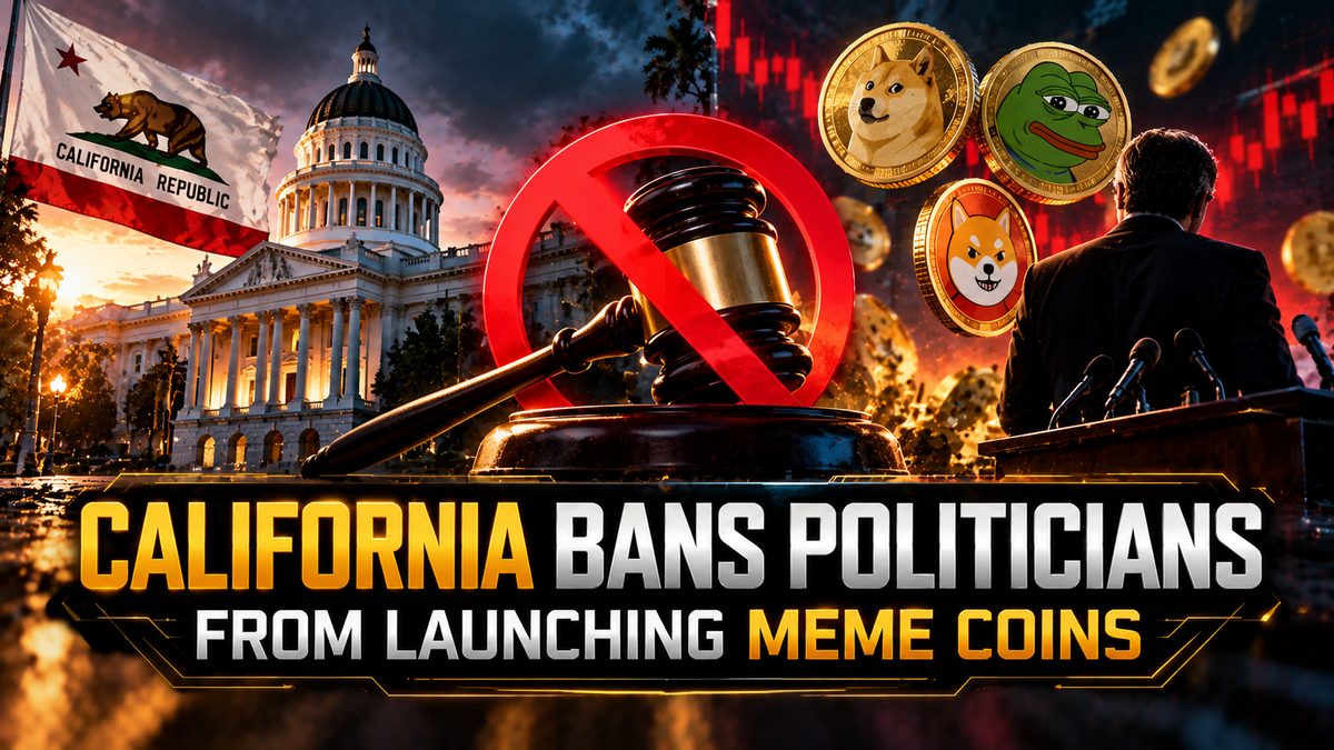 California Bans Politicians From Launching Meme Coins