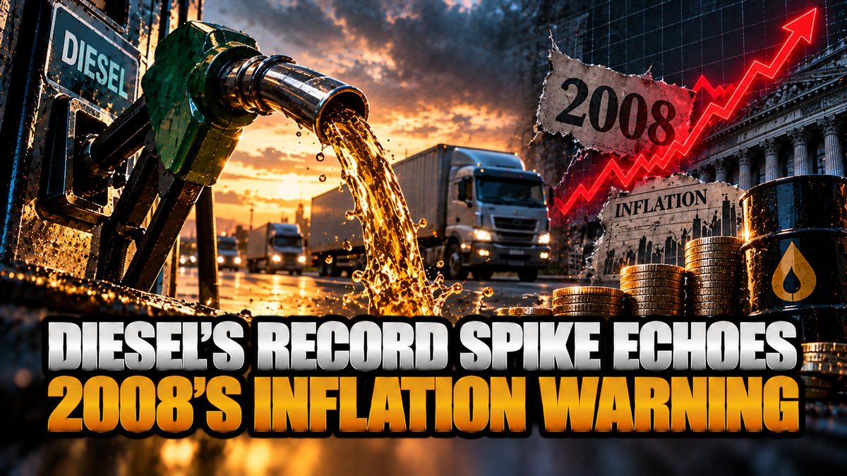 Diesel's Record Spike Echoes 2008's Inflation Warning