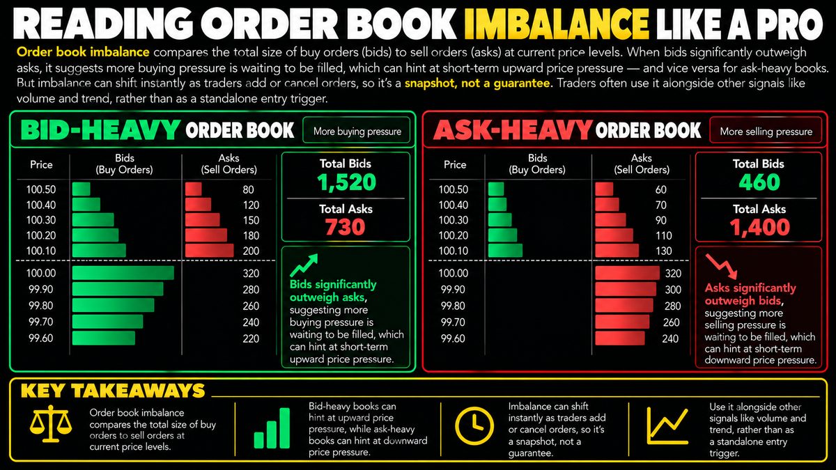 Order Book Imbalance: How to Read It and Its Limits