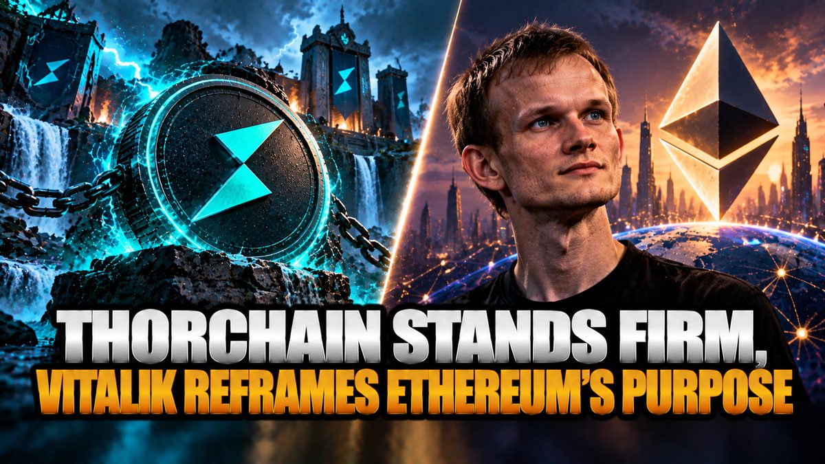 THORChain Stands Firm, Vitalik Reframes Ethereum's Purpose