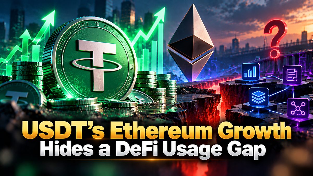 USDT's Ethereum Growth Hides a DeFi Usage Gap