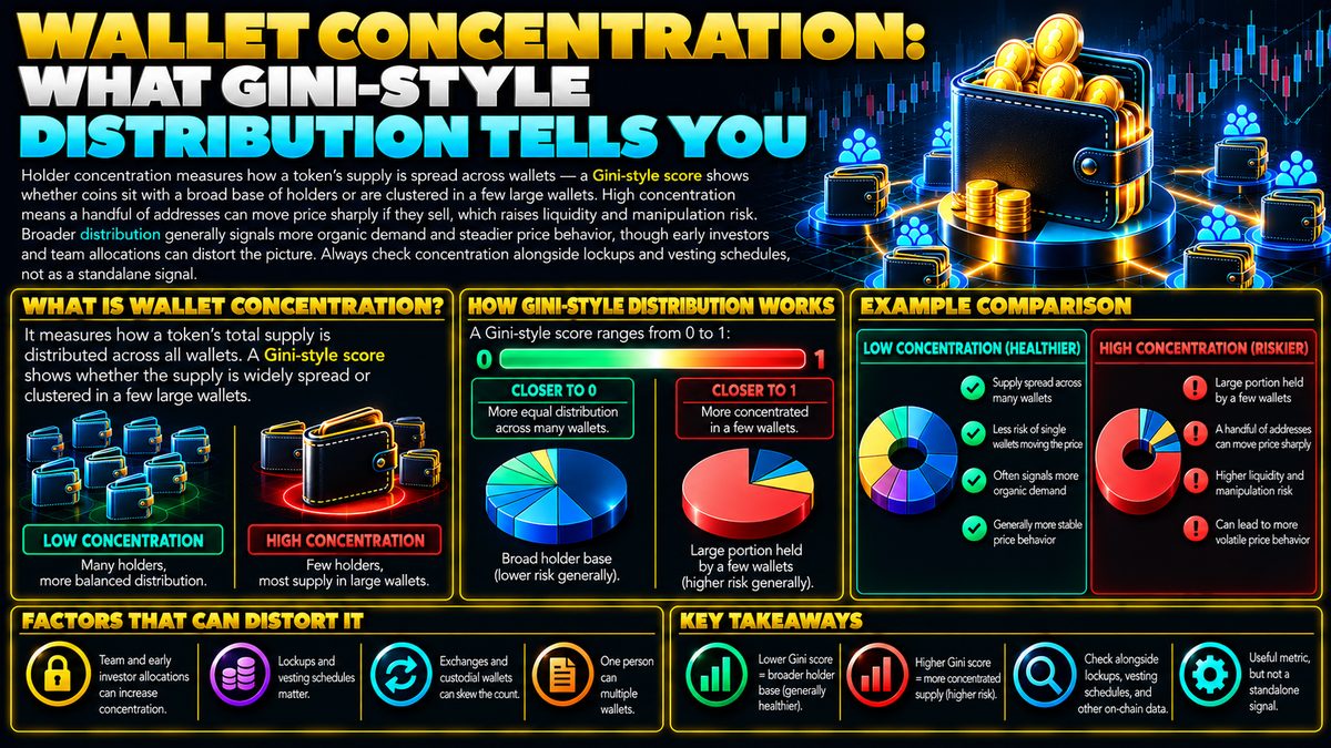 Wallet Concentration: What a Gini-Style Score Tells You