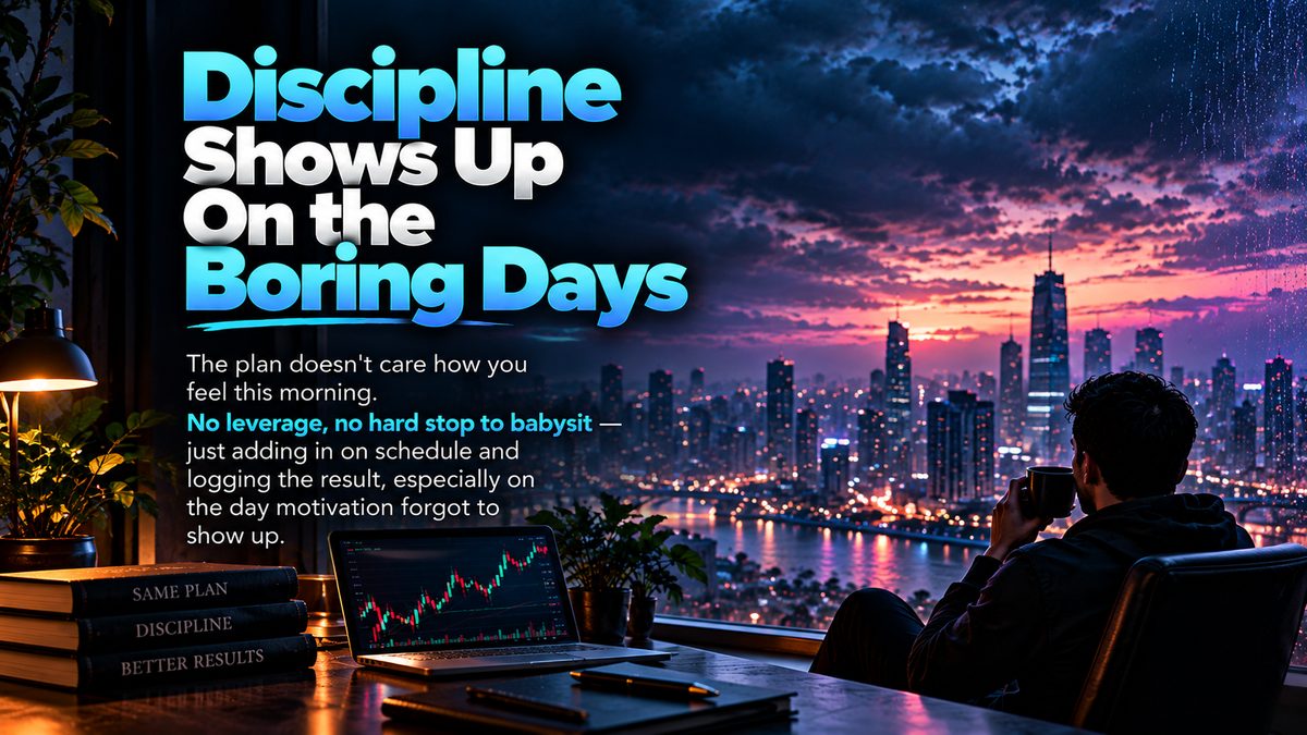 Discipline Shows Up On the Boring Days