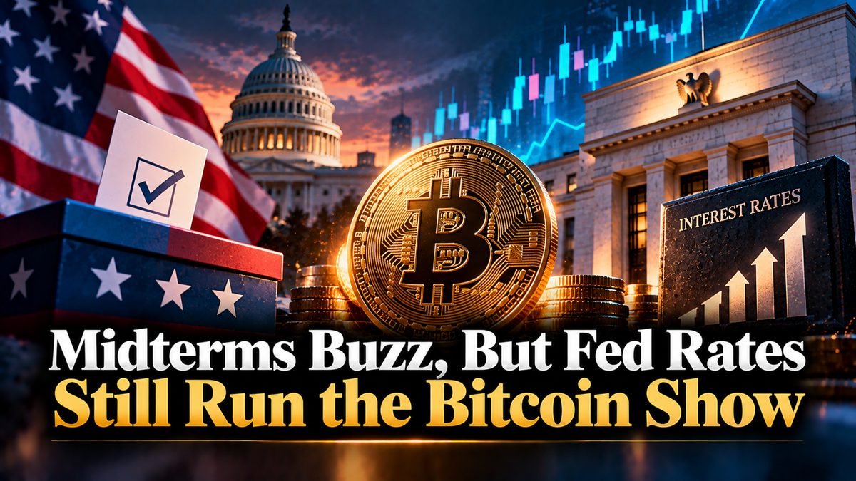 Midterms Buzz, But Fed Rates Still Run the Bitcoin Show