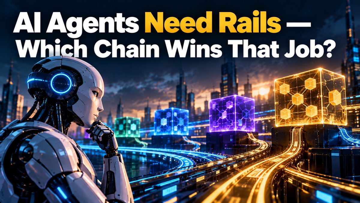 AI Agents Need Rails — Which Chain Wins That Job?