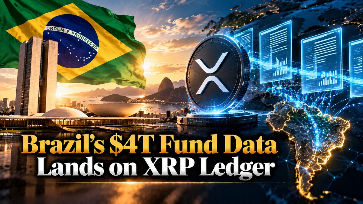 Brazil's $4T Fund Data Lands on XRP Ledger