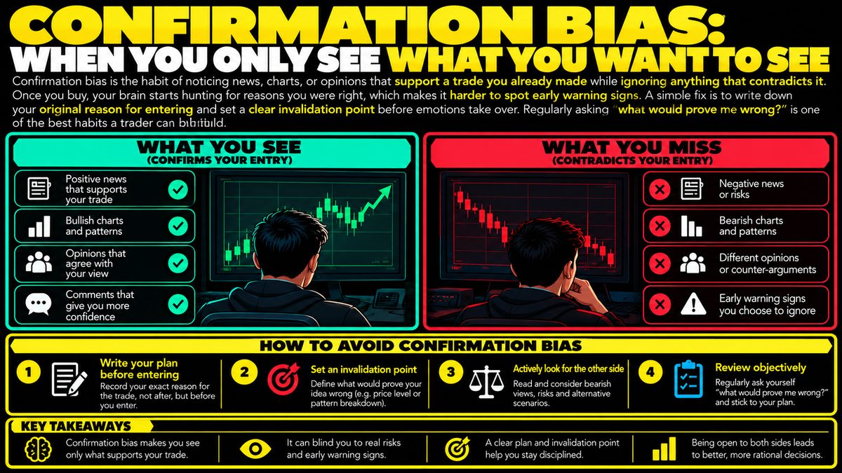 Confirmation Bias in Trading: Why You Only See What You Want
