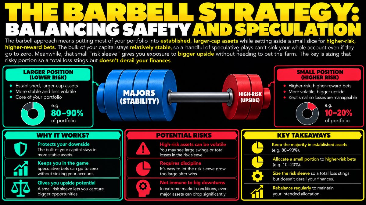 Barbell Strategy in Crypto: Balancing Safety and Speculation