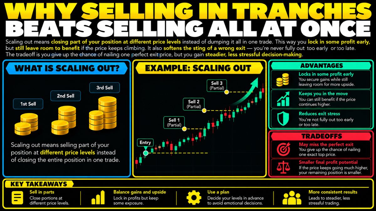 Scaling Out: Why Selling in Tranches Beats Selling All at Once