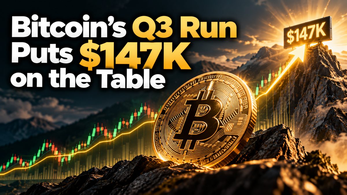 Bitcoin's Q3 Run Puts $147K on the Table