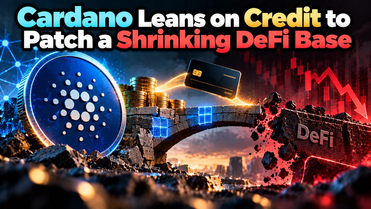 Cardano Leans on Credit to Patch a Shrinking DeFi Base