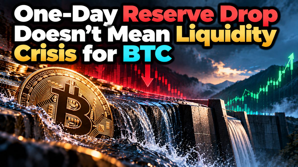 One-Day Reserve Drop Doesn't Mean Liquidity Crisis for BTC