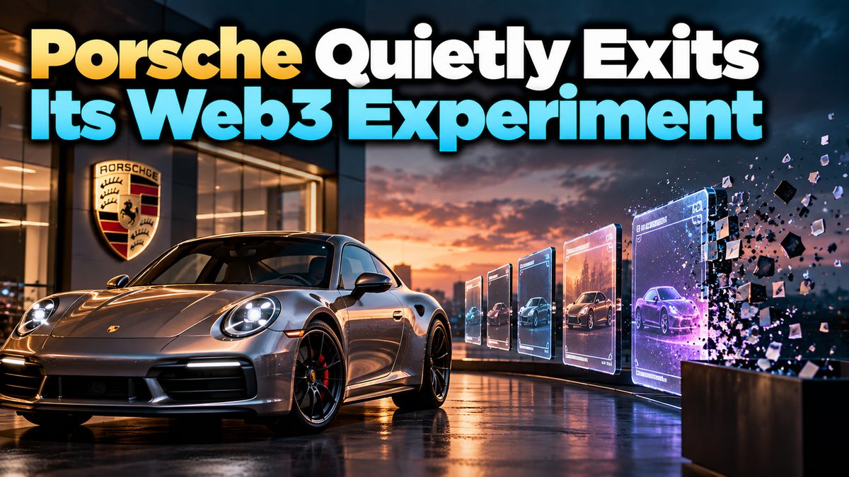 Porsche Quietly Exits Its Web3 Experiment