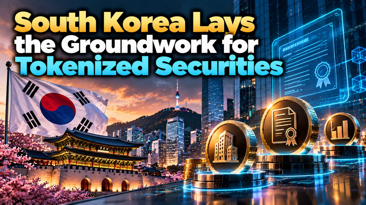 South Korea Lays the Groundwork for Tokenized Securities