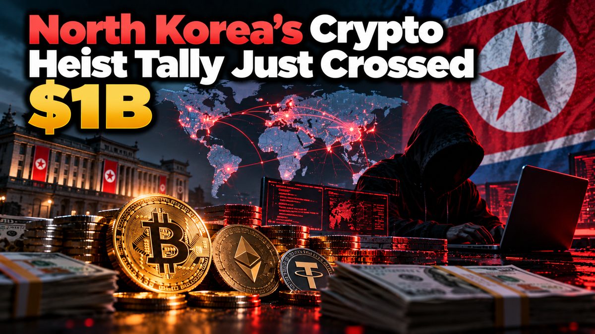 North Korea's Crypto Heist Tally Just Crossed $1B