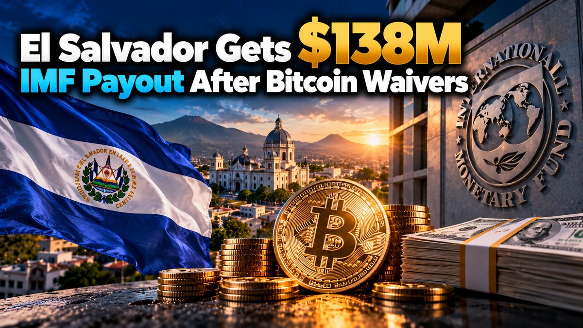 El Salvador Gets $138M IMF Payout After Bitcoin Waivers