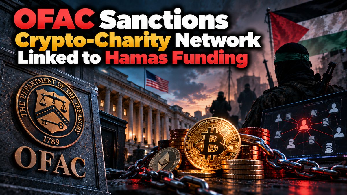 OFAC Sanctions Crypto-Charity Network Linked to Hamas Funding
