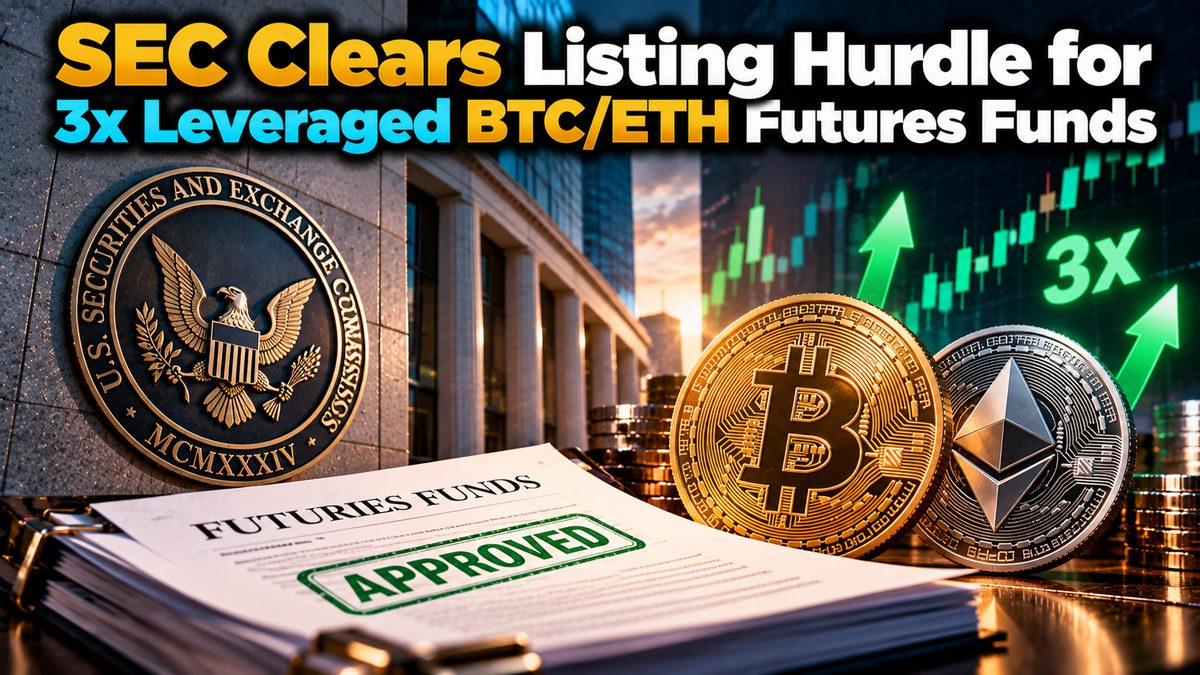 SEC Clears Listing Hurdle for 3x Leveraged BTC/ETH Futures Funds