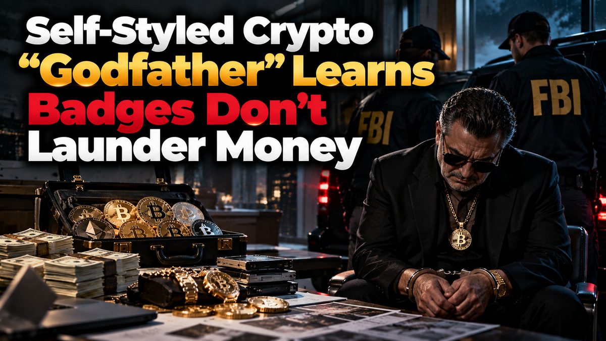Self-Styled Crypto "Godfather" Learns Badges Don't Launder Money