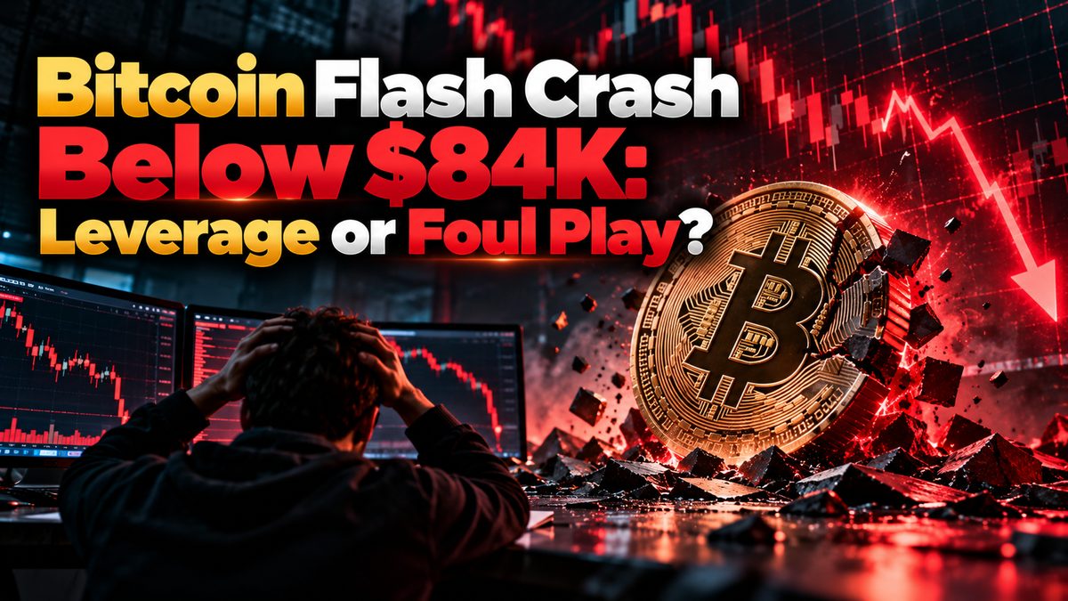 Bitcoin Flash Crash Below $84K: Leverage or Foul Play?