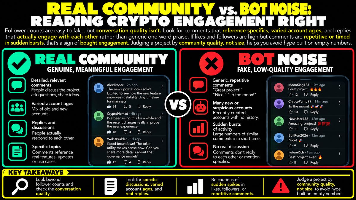 How to Spot Bot Engagement vs Real Crypto Community