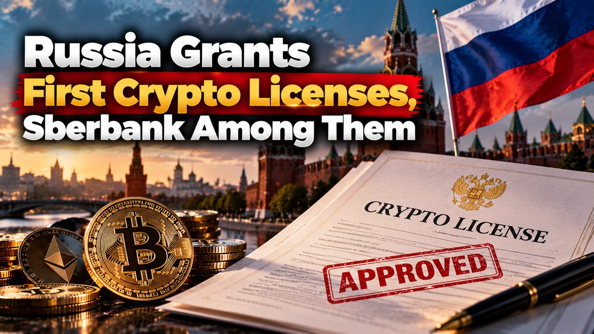 Russia Grants First Crypto Licenses, Sberbank Among Them