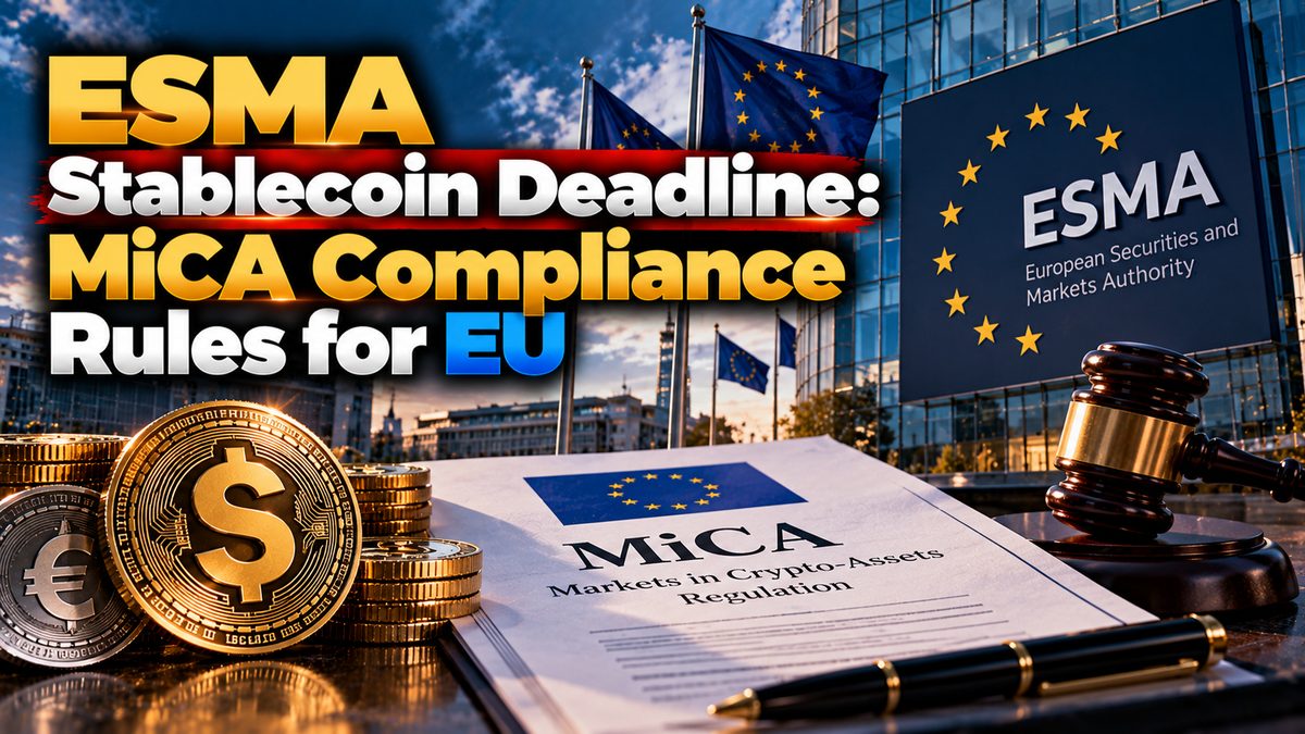 ESMA Stablecoin Deadline: MiCA Compliance Rules for EU