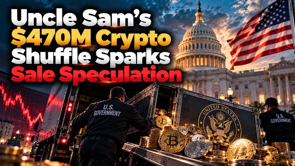 Uncle Sam's $470M Crypto Shuffle Sparks Sale Speculation