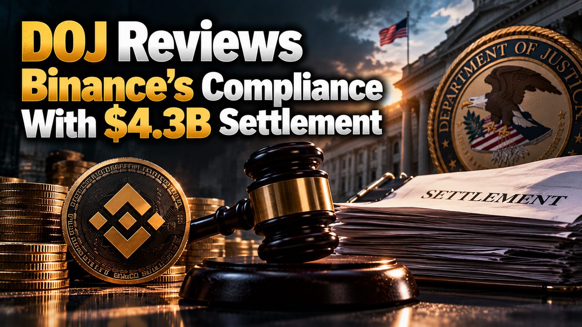 DOJ Reviews Binance's Compliance With $4.3B Settlement