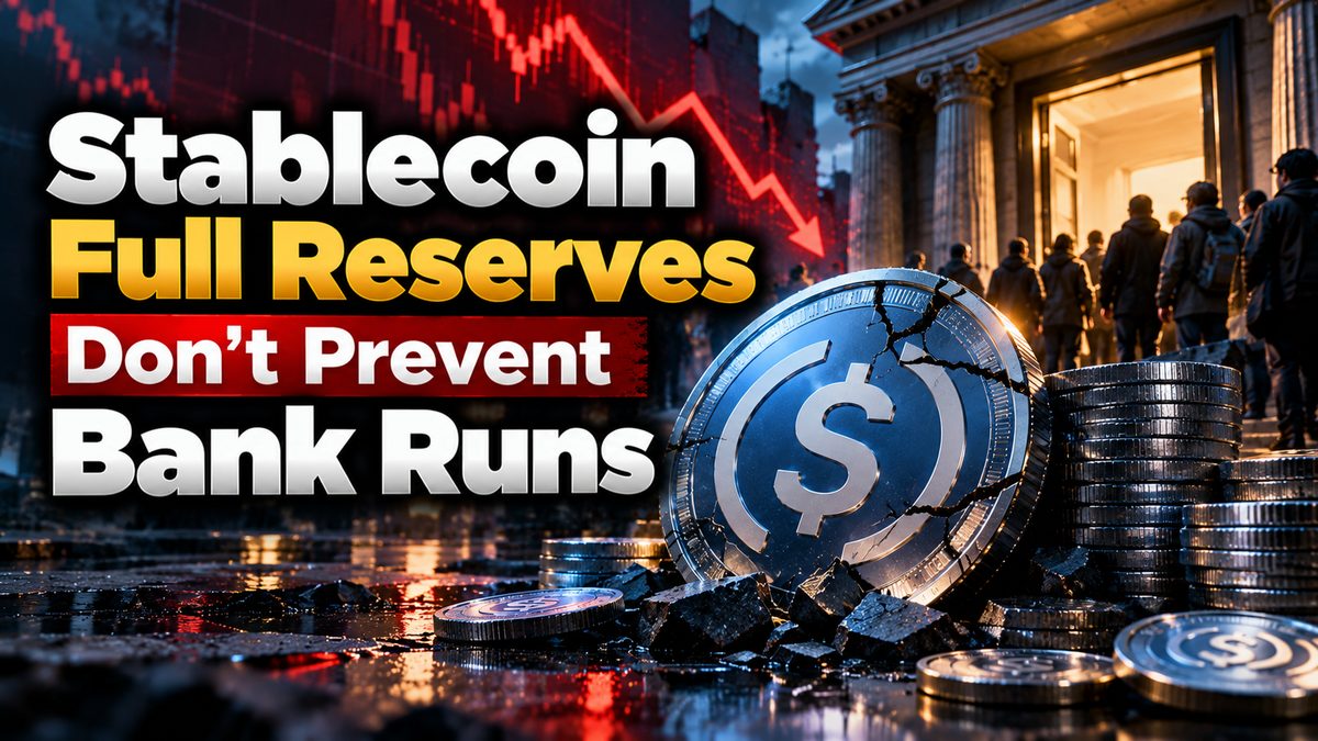 Stablecoin Full Reserves Don't Prevent Bank Runs