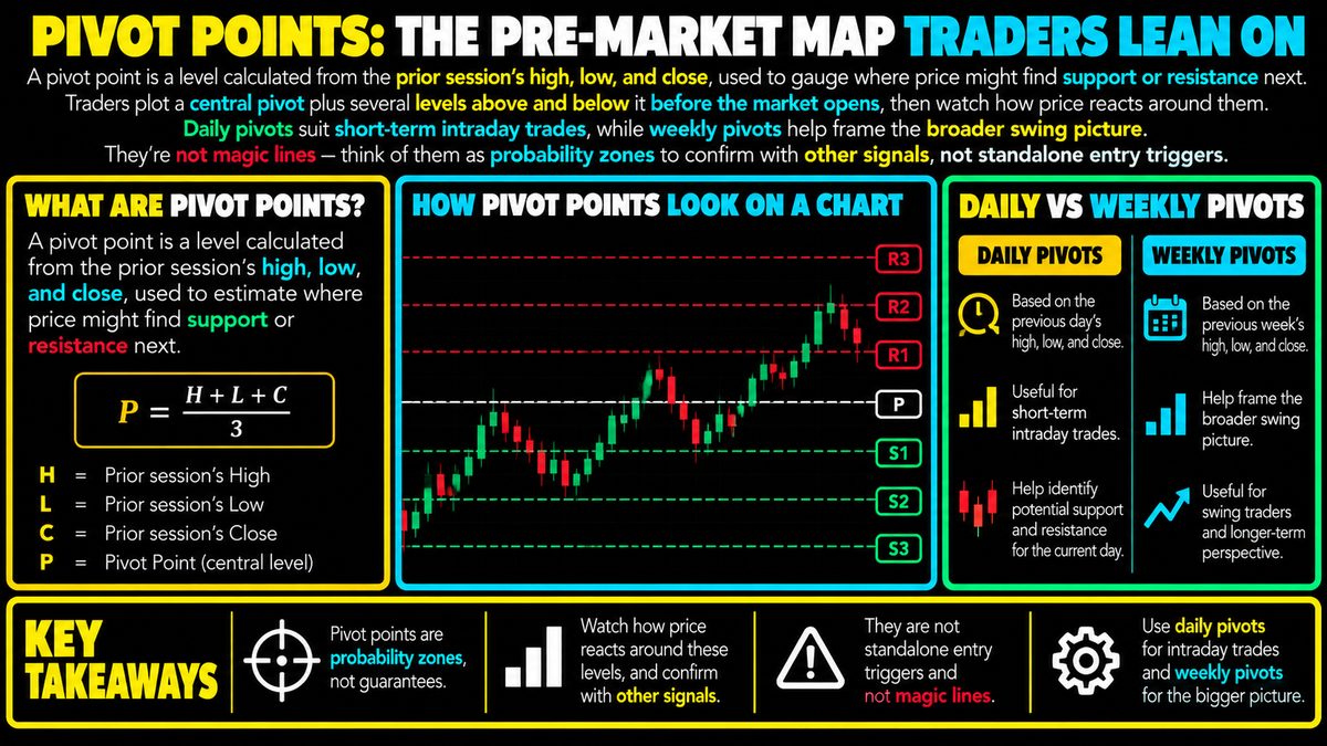 Pivot Points: How Traders Calculate Support and Resistance