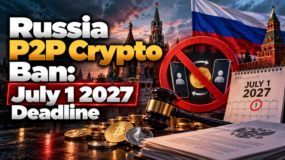 Russia P2P Crypto Ban: July 1 2027 Deadline