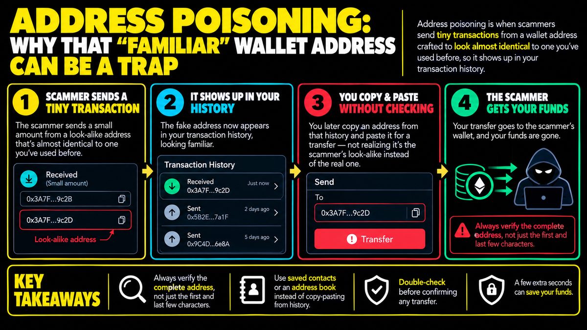 Address Poisoning: How Scammers Exploit Your Transaction History