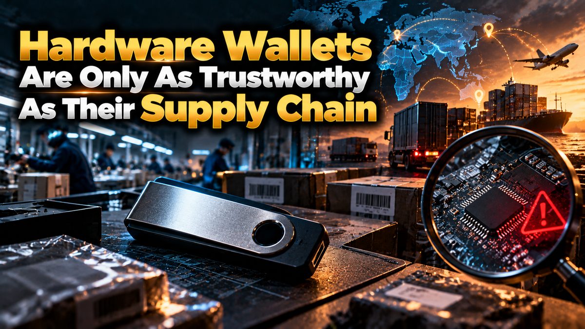 Hardware Wallet Security Depends on Supply Chain
