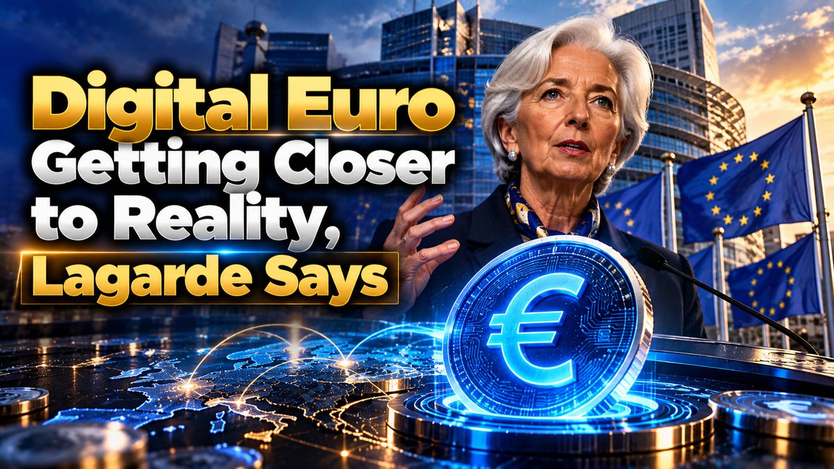 Digital Euro Getting Closer to Reality, Lagarde Says